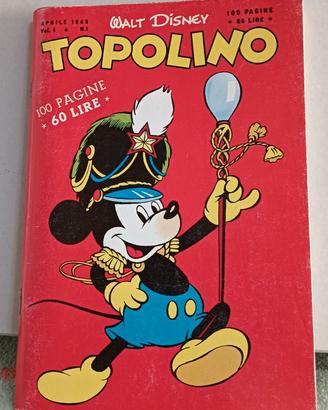 FUMETTI TOPOLINO N. 1 ANASTATICA ANNO 2005.