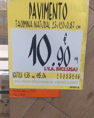 pavimento in gres porcellanato