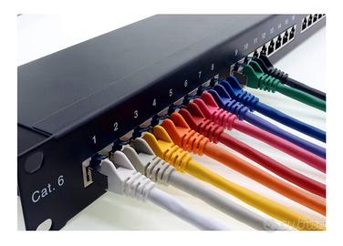 Stock di n 20 cavi di rete Nuovi