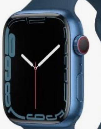 Apple watch seire 7 blu da 42 mm