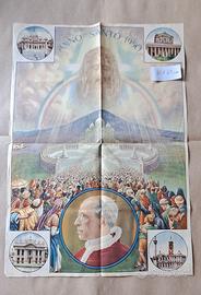 Illustrazione anno Santo 1950 originale
