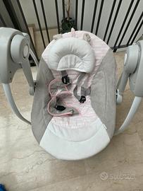 altalena rosa e grigia elettrica ingenuity