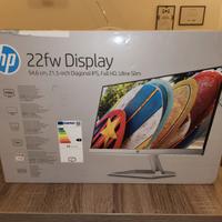 HP 22fw Monitor 21.5" Schermo Full HD IPS NUOVO
