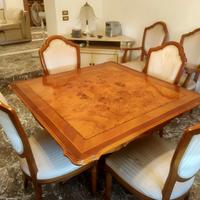 TAVOLO DA PRANZO CON SEDIE – STILE CLASSICO – AN