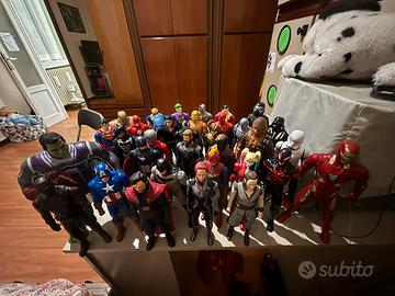 Personaggi Marvel, DC comics, star wars
