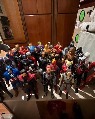 Personaggi Marvel, DC comics, star wars