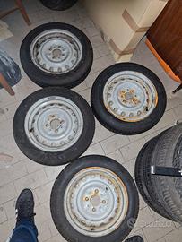 cerchi fiat 126 bis + pneumatici 135/70/13