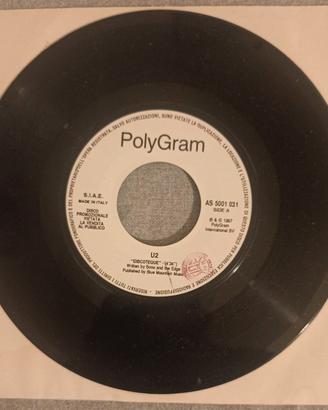45 Giri U2 Discoteque/Warren G, disco promozionale