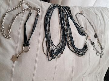 tris collane materiali vari 