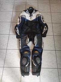 tuta pelle moto Spike four race