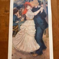 Printed originale Le Bal a Bougival Renoir
