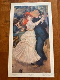 Printed originale Le Bal a Bougival Renoir