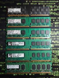 5 banchi RAM DDR2