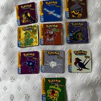 Set di adesivi magnetici Pokemon 10x Retro 2000s