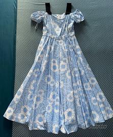 Prada abito lungo stampa floreale