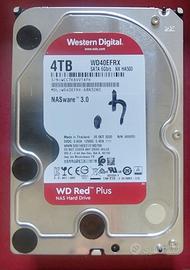 Disco rigido WD Red Plus da 3,5”, velocità 5400 rp
