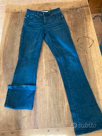 Jeans blu scuro bootleg