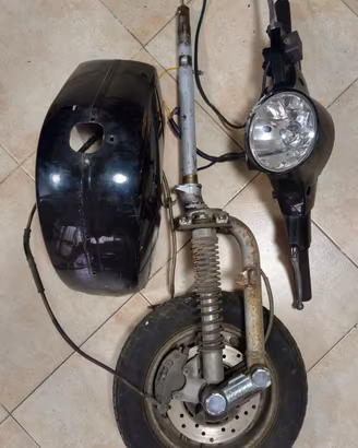 Forcella e sterzo originale Vespa Piaggio PX 