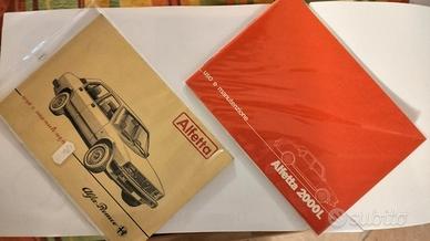 Manuali ALFETTA 2000