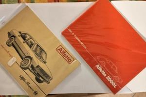 Manuali ALFETTA 2000