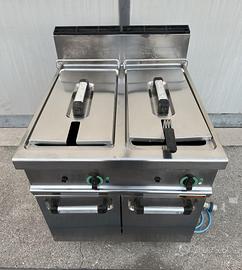 Friggitrice doppia a gas da 25 litri