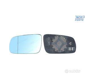 VETRO SPECCHIO BASE SINISTRO AUDI A3 96-00 BLU