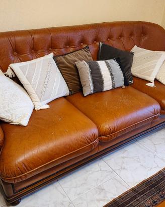Divano letto in Pelle