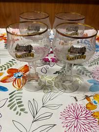 Set 4 pz calici da birra belga Kasteel  0,33 cl