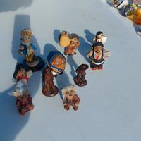 Lotto 10 Statuine Terracotta E Resina Pupazzetti T