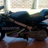 Minimoto Movistar in buone condizioni + 2 batterie