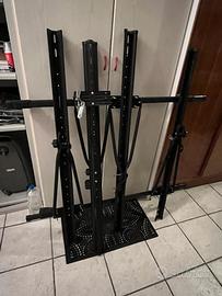 Barre portatutto universali per auto, con 4 rotaie