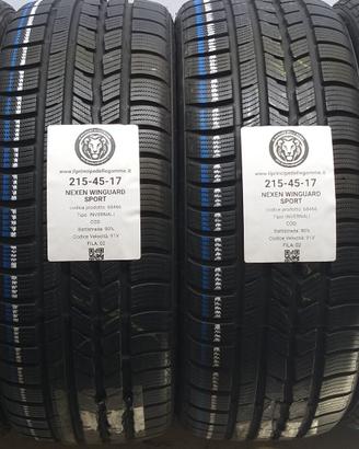 4 GOMME 215 45 17 NEXEN A68466