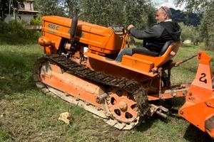 Trattore Fiat 455 montagna