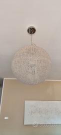 lampadario effetto cristallo 