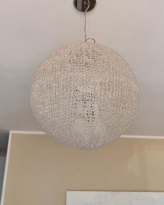lampadario effetto cristallo 
