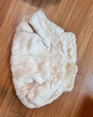 Pelliccia coniglio rex lapin bambina no visone
