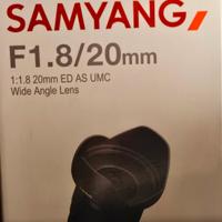 samyang 20mm canon