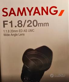 samyang 20mm canon