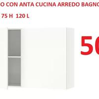 PENSILE DOPPIO CON ANTA CUCINA ARREDO BAGNO IKEA