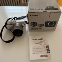 Canon m200 con zoom ef m15-45