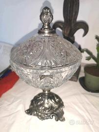 Cioccolattiera in vetro con coperchio