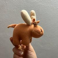 Mini Peluche Alce Vintage - Morbido e Compatto