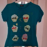 Maglietta verde acqua