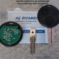 Chiave completa da codificare Smart Fortwo 450