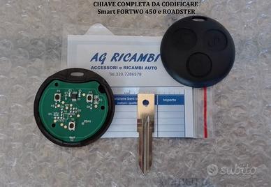 Chiave completa da codificare Smart Fortwo 450