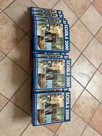 enciclopedia vintage Scuola2000 con videocassette