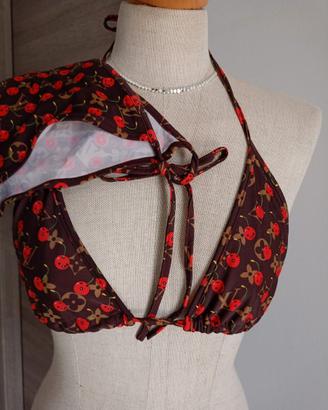Set Bikini completo Stampa Cherry Monogram
