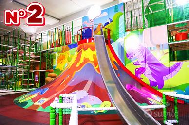 Gioco Playground Vulcano Arrampicata per Bambini