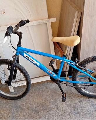 Bicicletta bambino 7-8 anni B'Twin blu