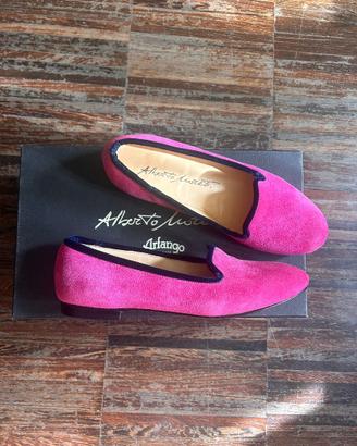 Mocassini rosa donna